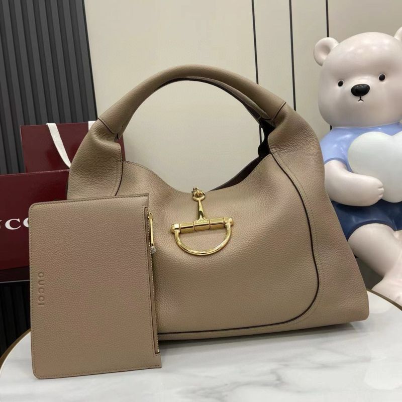 Gucci Softbit Maxi shoulder bag -Taupe