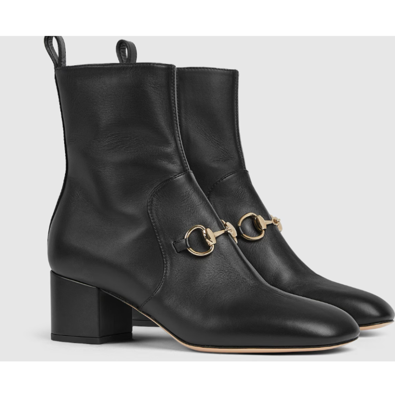 Women's ankle boot with Horsebit