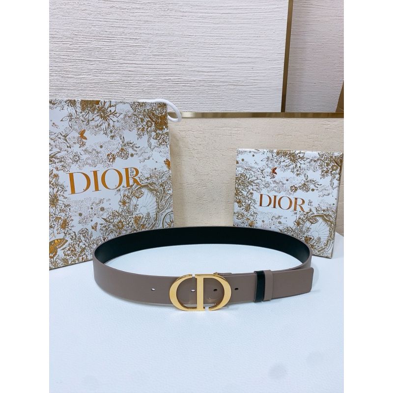 Dior Leather Belt 3.4cm