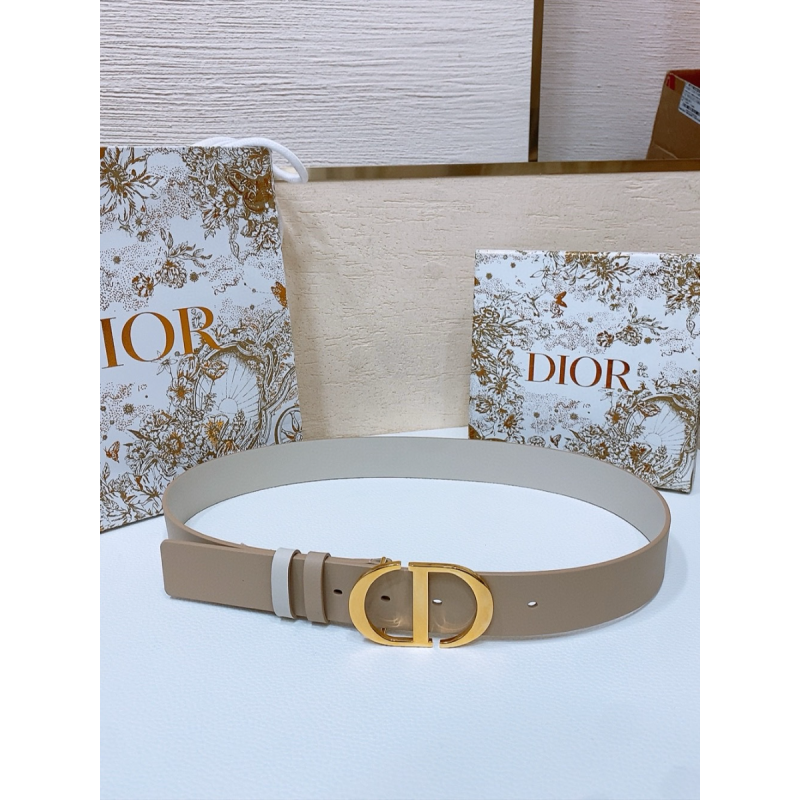 Dior Leather Belt 3.4cm