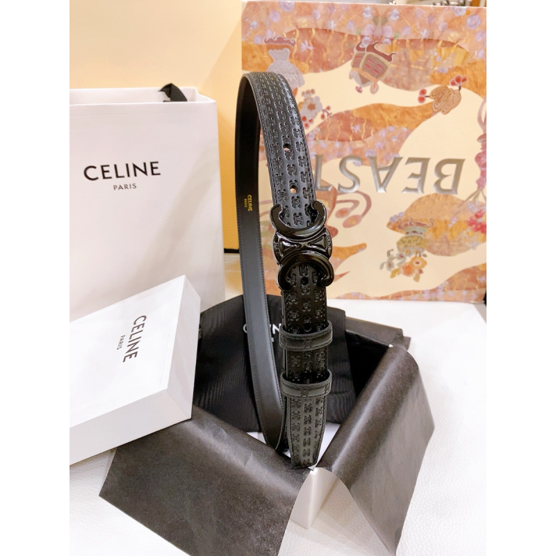 Celine Triomphe Belt 25mm