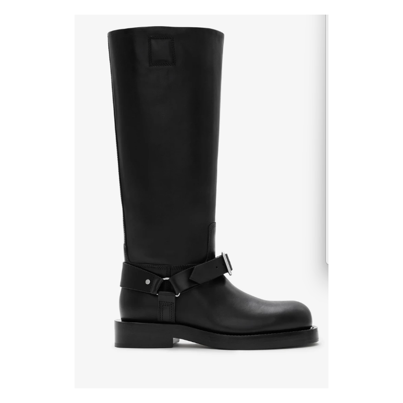 Burberry Leather Saddle High Boots  , Size 35-40