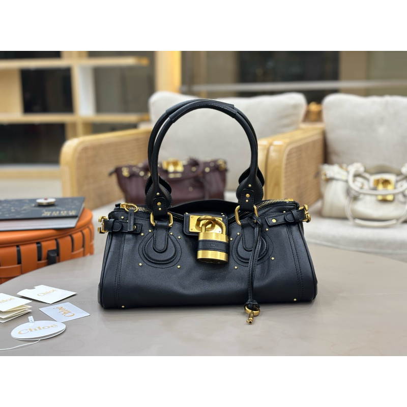Chloe Paddington Large Bag-Black