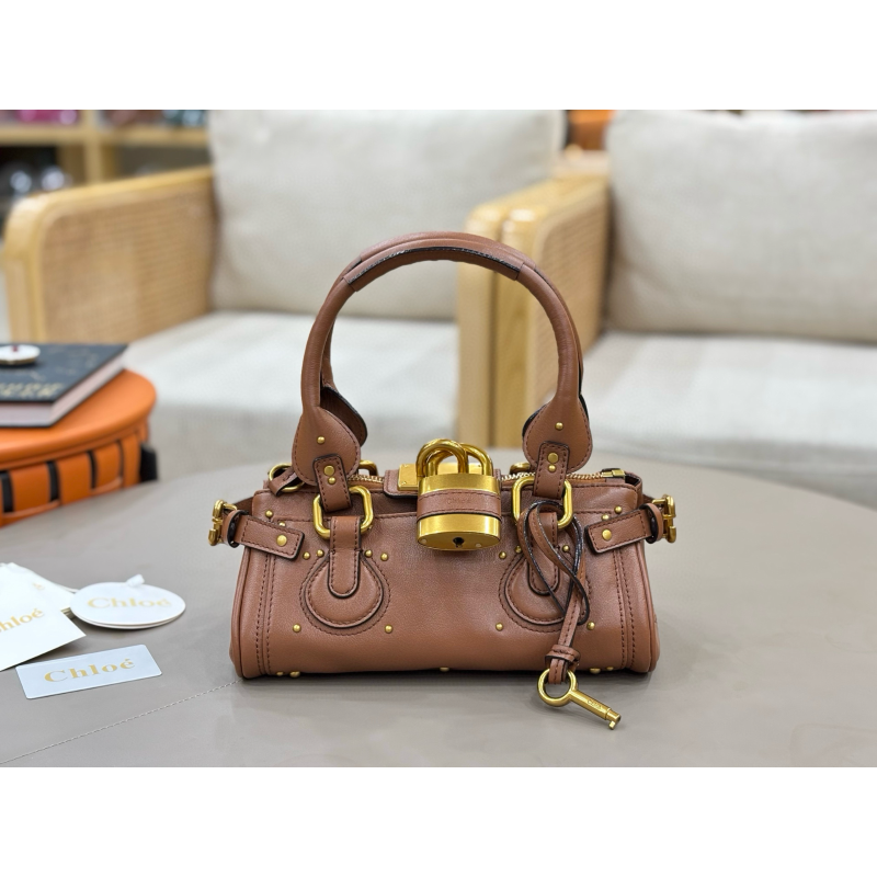 Chloe Paddington Small Bag-Brown