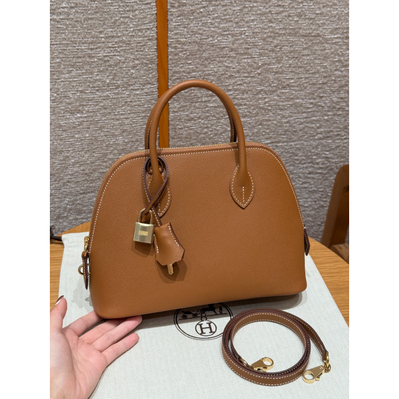 Hermes Bolide 1923 Bag 25-Brown