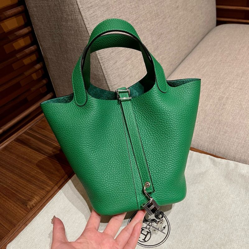 Hermes Picotin Lock Bag 18/22-Bambou