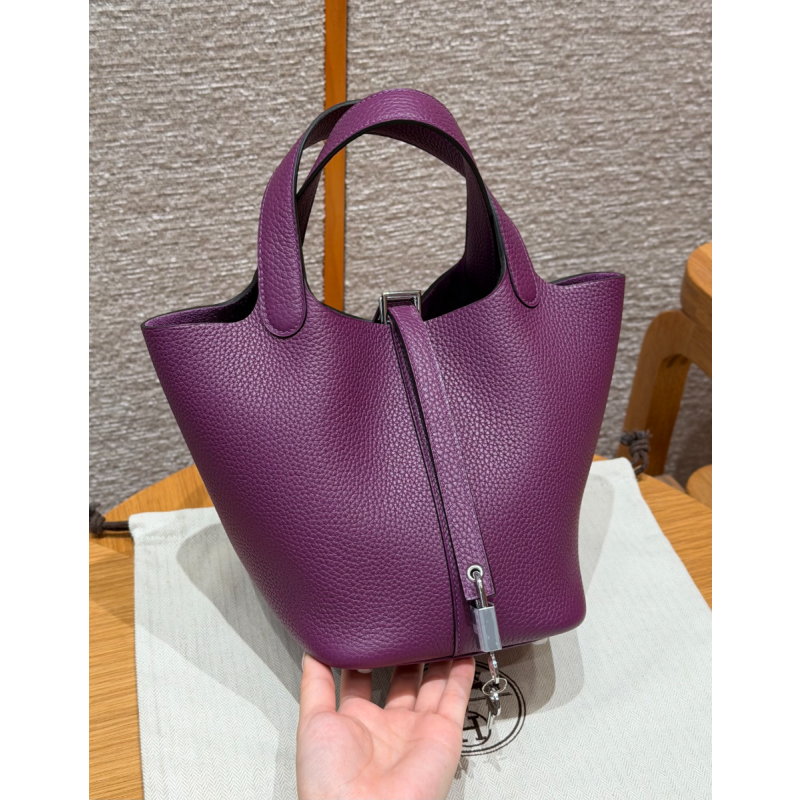 Hermes Picotin Lock Bag 18/22-Anemone