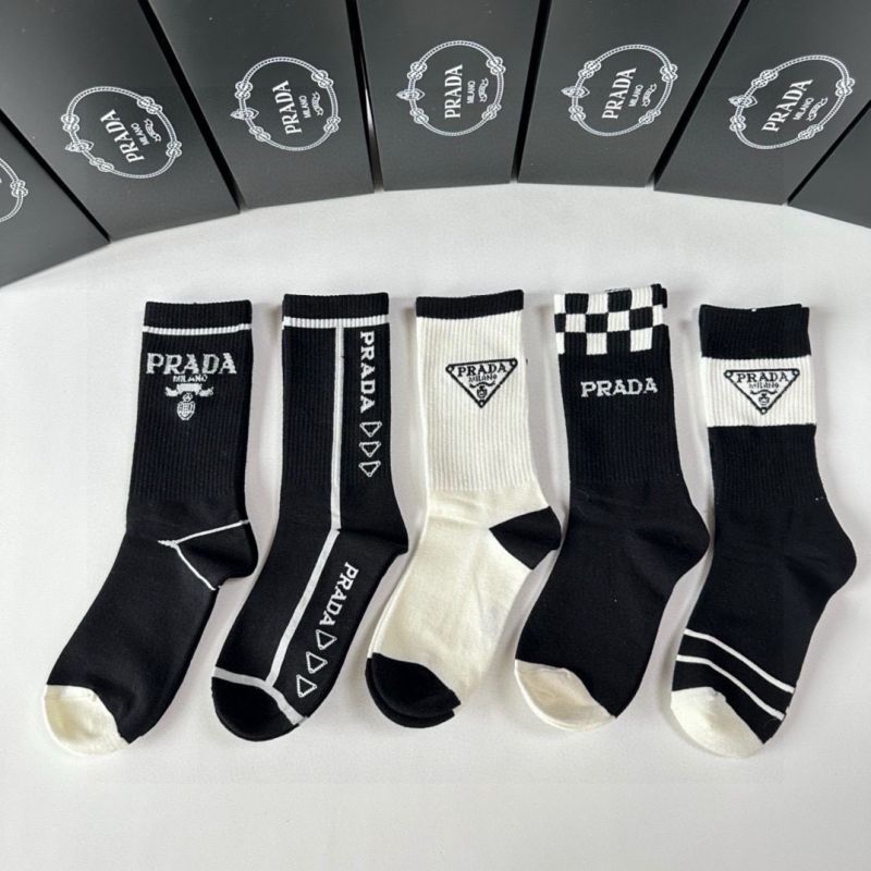 Prada socks ( 5 pairs)