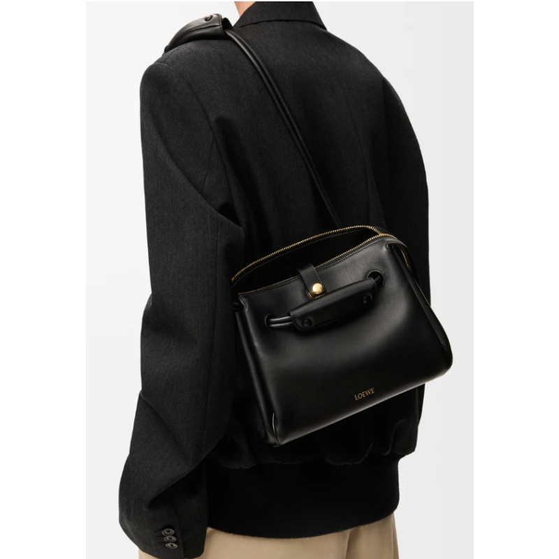 Loewe Small Madrid bag in supple calfskin-Black