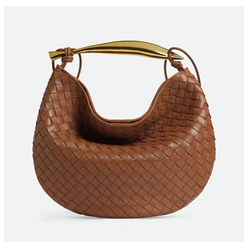 Bottega Veneta Large Sardine Bag-Cognac