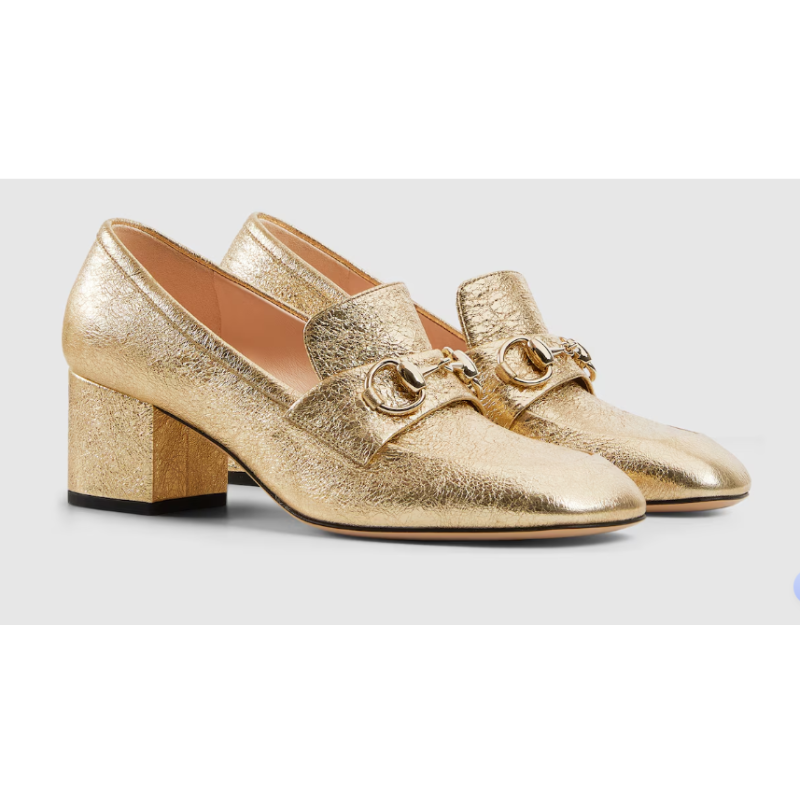 Women's loafer pump with Horsebit