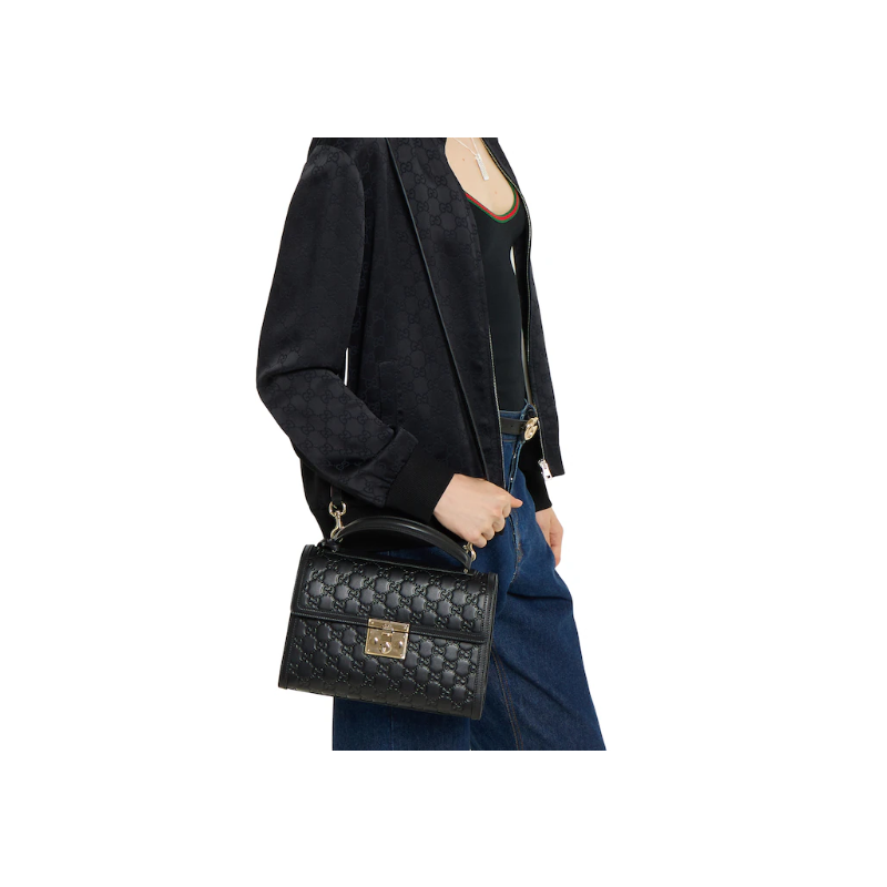 Padlock Medium Top Handle Bag