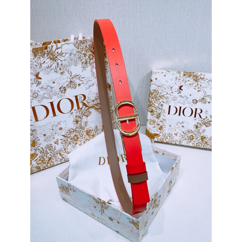 Dior Leather Belt 2.0cm