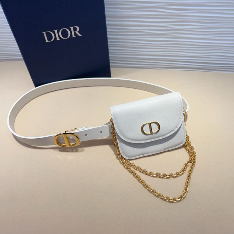 Dior Leather Belt 2.0cm with pouch