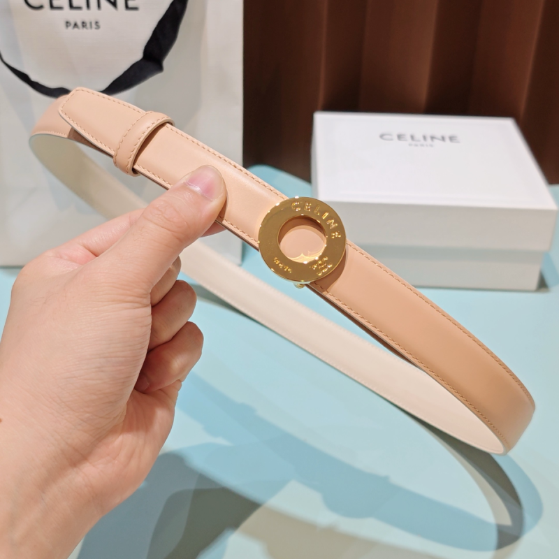 Celine Disc Buckle Reversible Belt 25mm