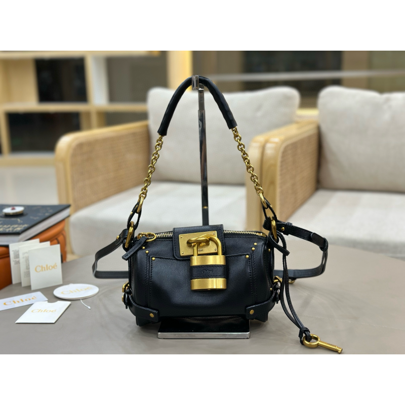 Chloe Paddington Small Chain Bag-Black