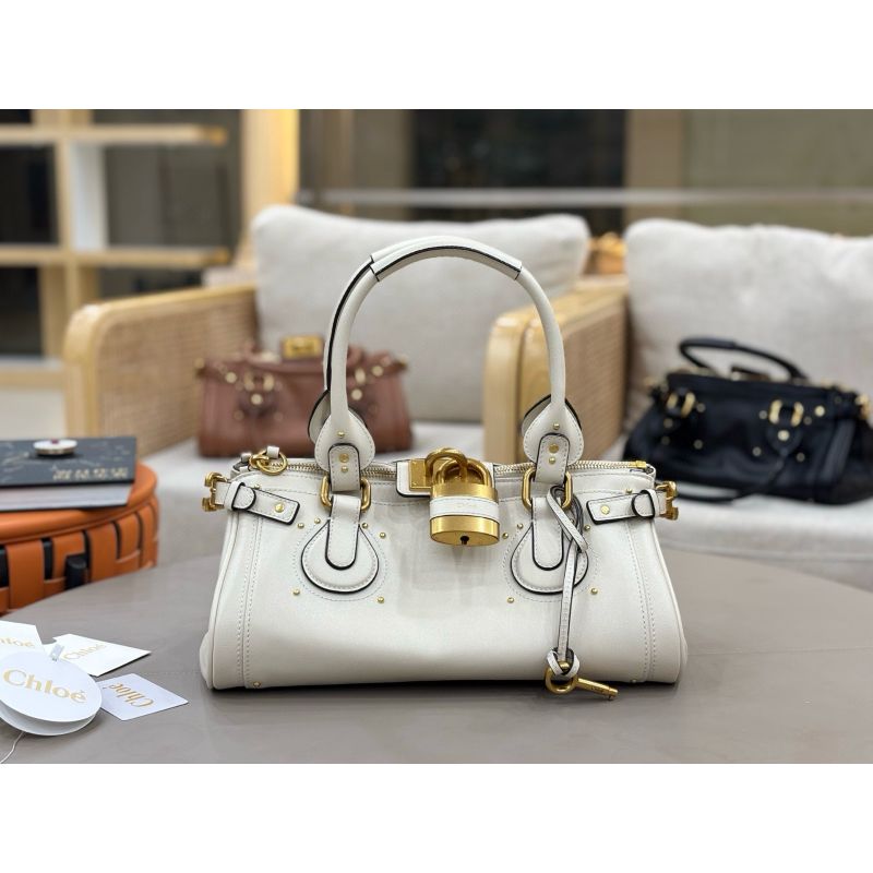 Chloe Paddington Large Bag-Cream