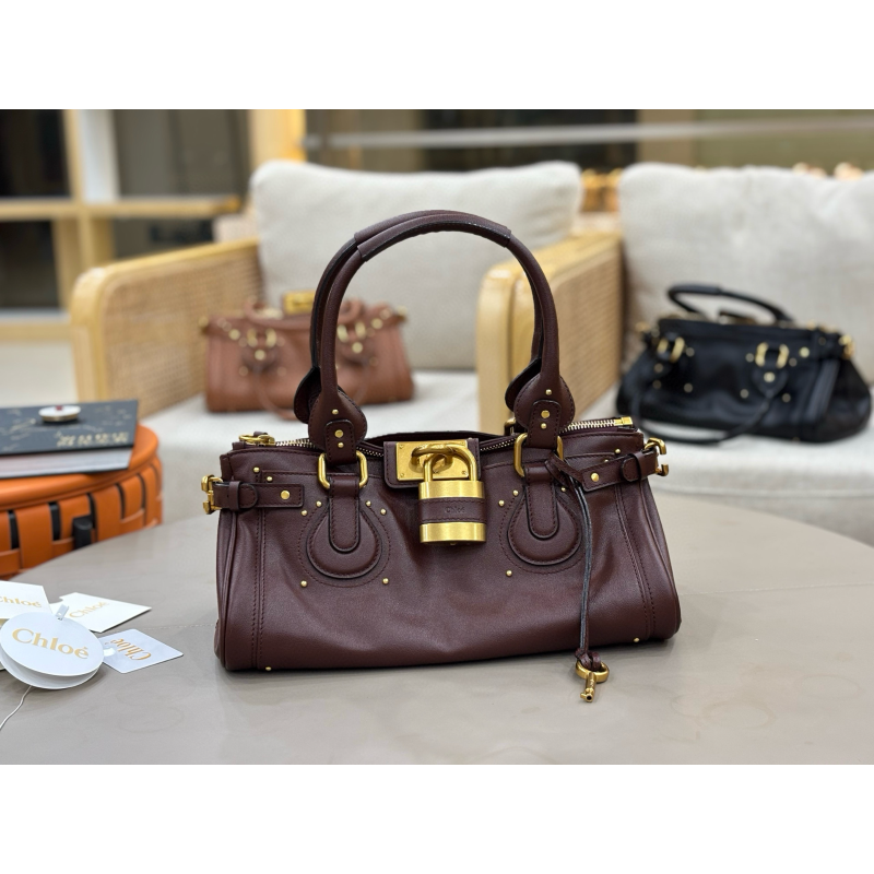 Chloe Paddington Large Bag-Grenat