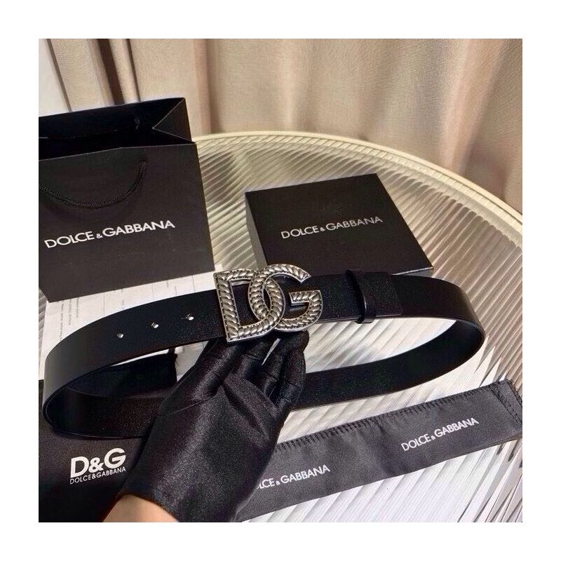 Dolce Gabbana Leather Belt 4.0cm