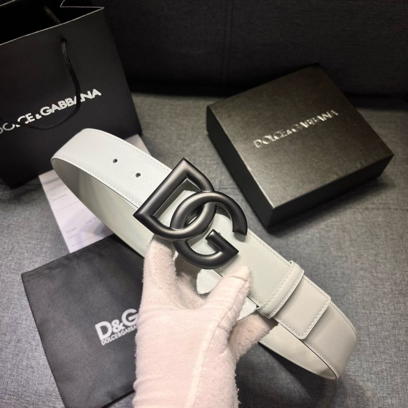 Dolce Gabbana Leather Belt 4.0cm