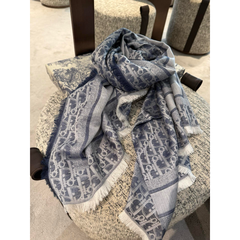 Dior Silk and Cashmere Shawl/Scarf
