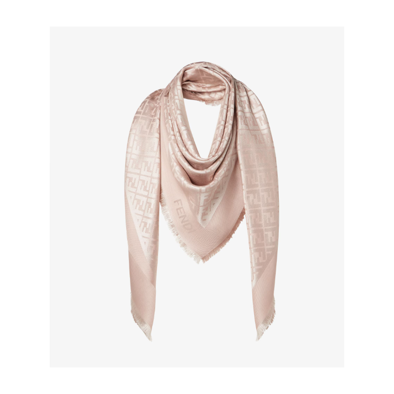 Fendi Silk and Wool FF Shawl