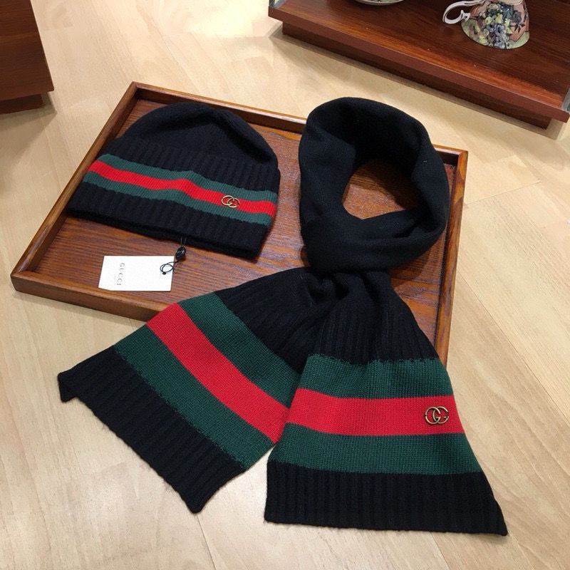 Gucci Wool Scarf and Beanie