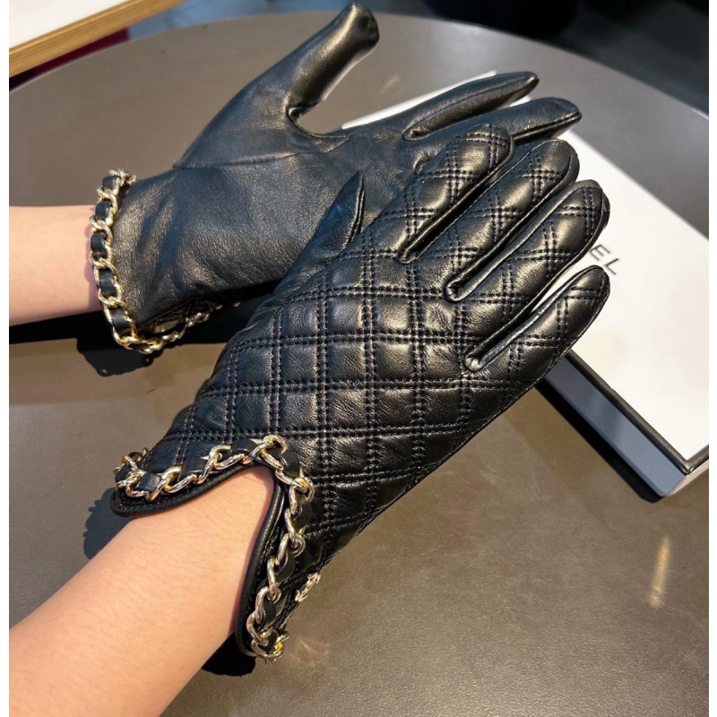 Chanel Leather Gloves