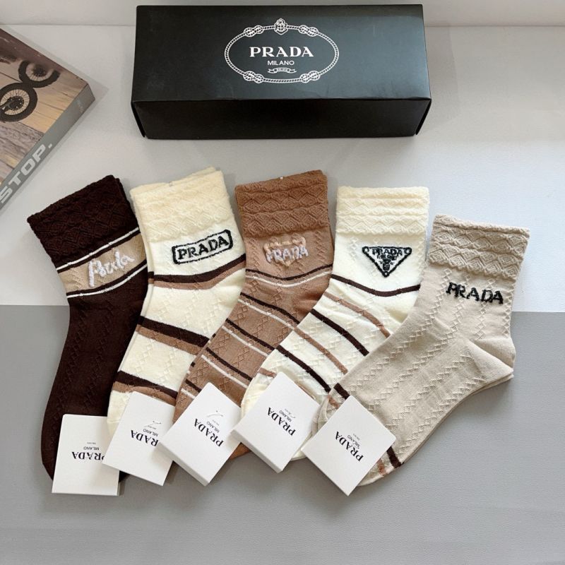 Prada socks ( 5 pairs)