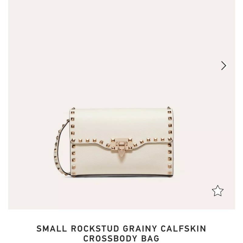 Small Rockstud Grainy Calfskin Crosbody Bag 